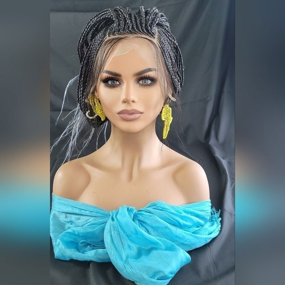 Braided wig 100% handmade, ombre wig, NWT exotic colors absolutely gorgeous - Picture 9 of 15